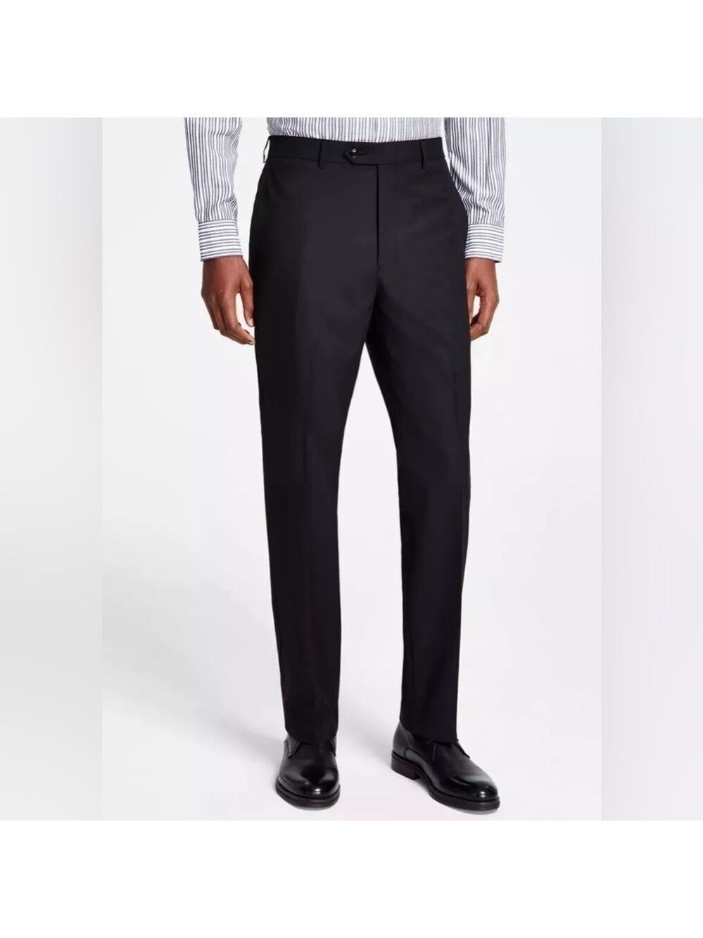 Michael Kors "Marvin" Men's Classic Fit Stretch Black Suit Dress Pants 38Wx32L